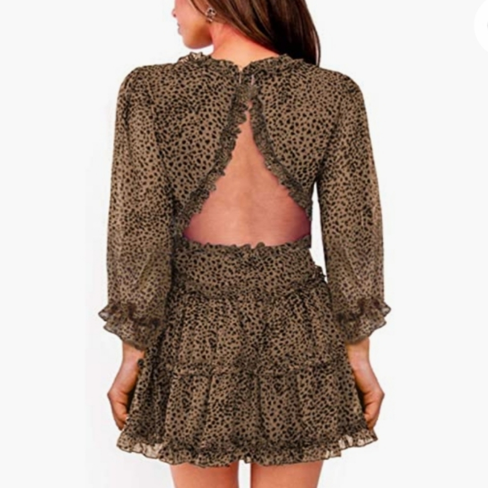 Shein ruffle flowy dress - Picture 4 of 6